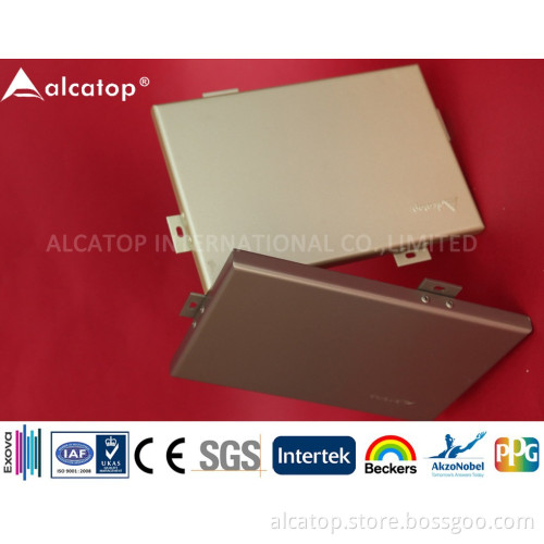 3mm PVDF PE Powder Coating Aluminum Solid Panel